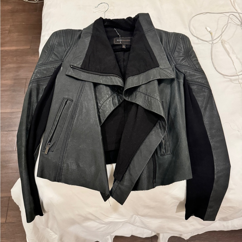 BCBG leather Jacket